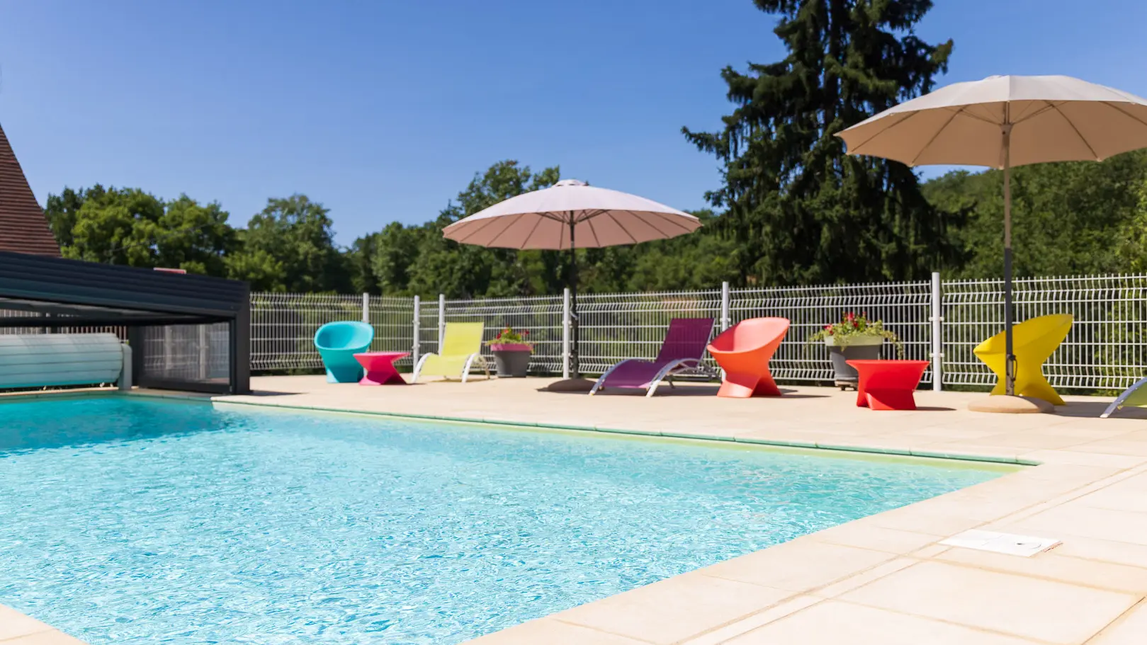 Piscine partagée