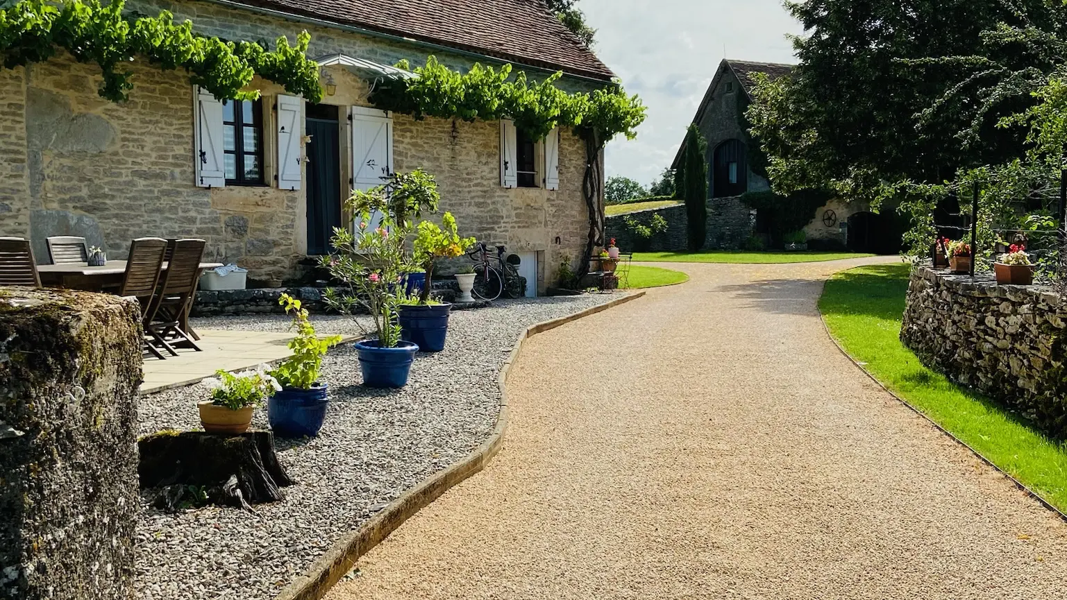 L'allée centrale du domaine