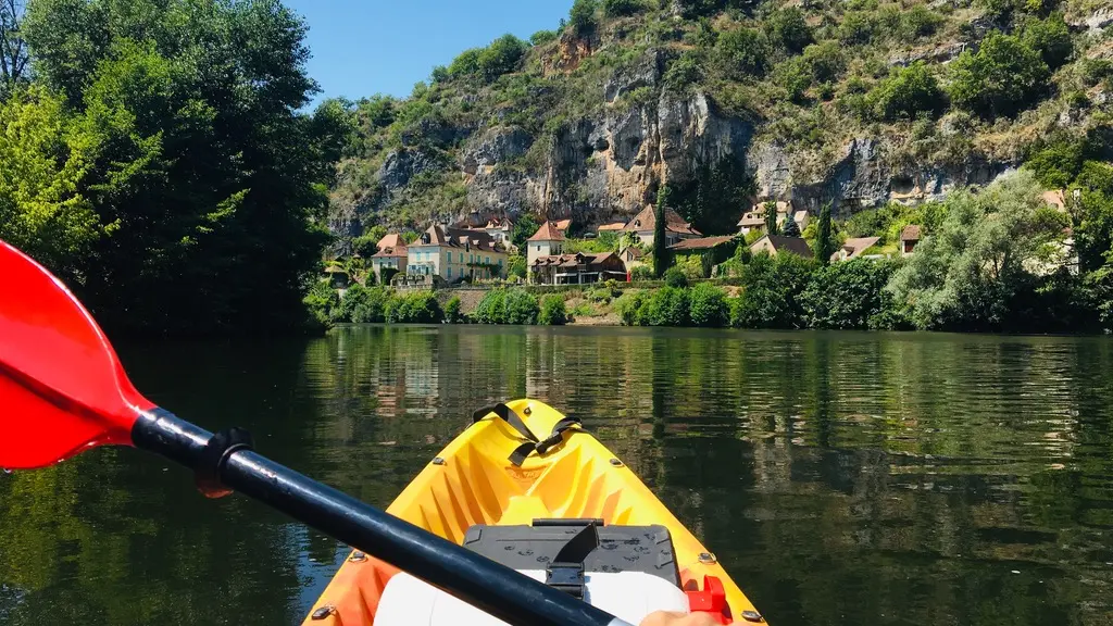 A bord de l'un de nos kayaks