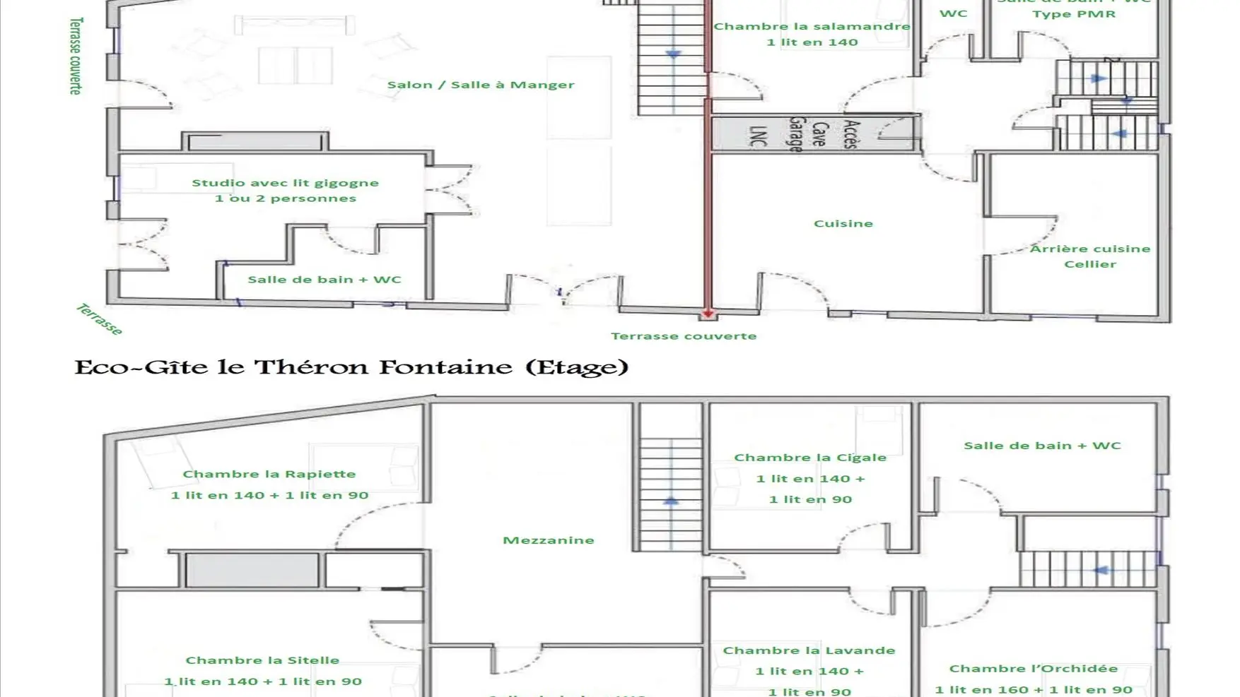 Eco_gîte_Théron_Fontaine_plan