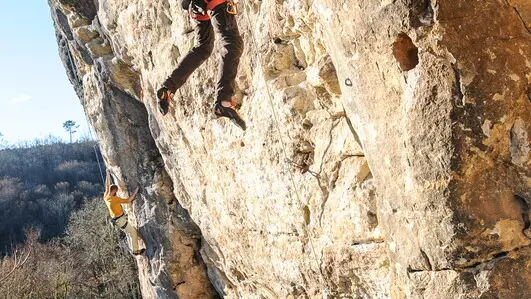 Escalade à Milhac