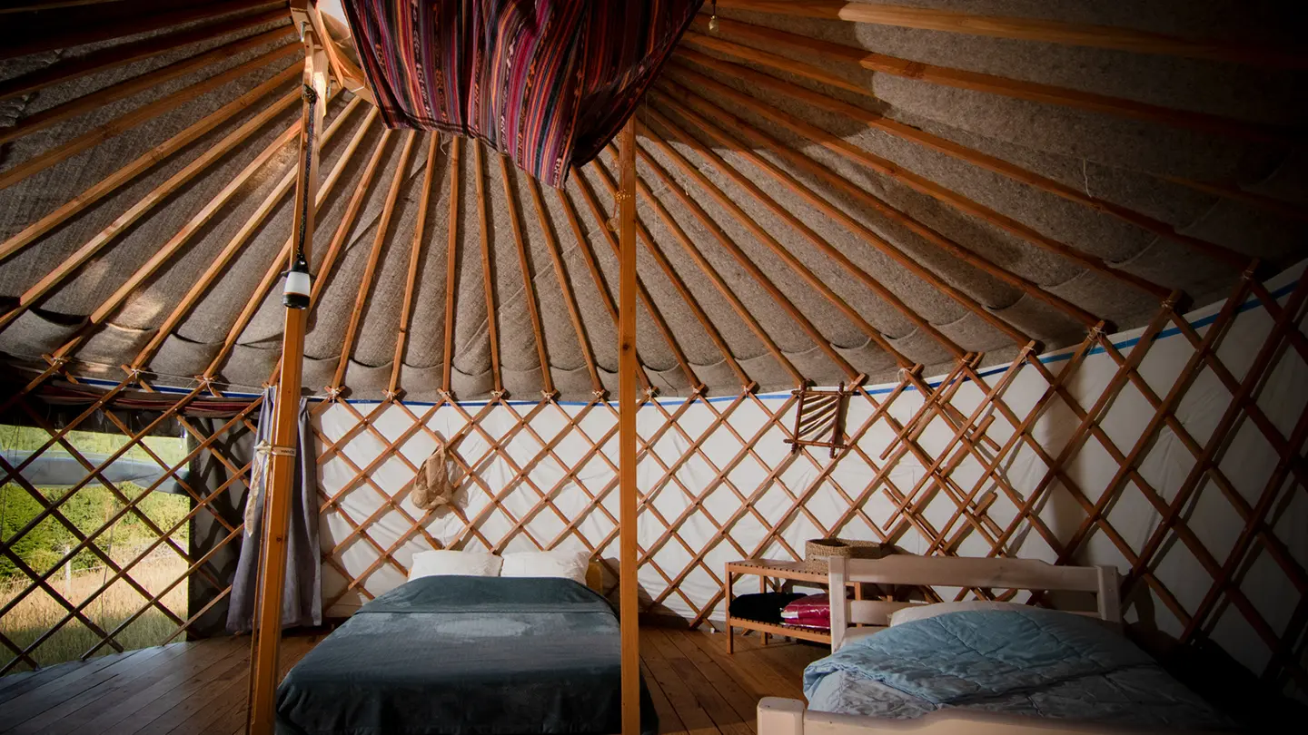 intérieur yourte