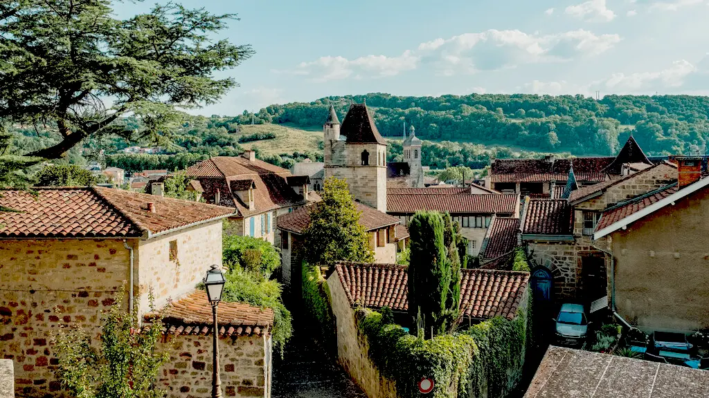 Vue sur les toits de Figeac