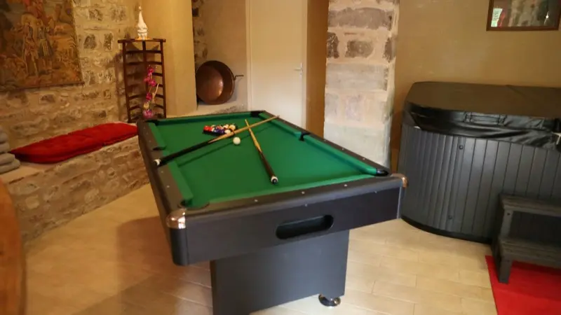 Gite Faurel salle détente