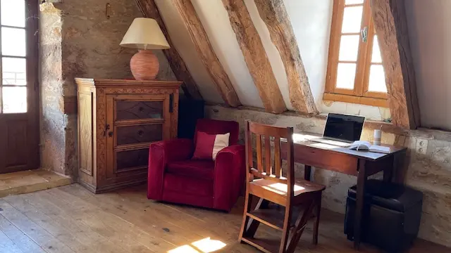 coin travail côte balcon