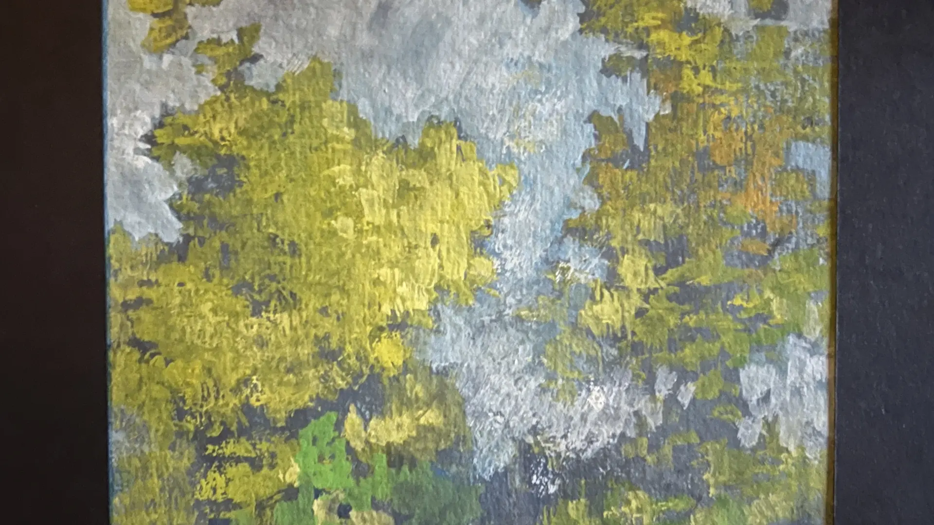 Série  branchages  15x15cm art gras