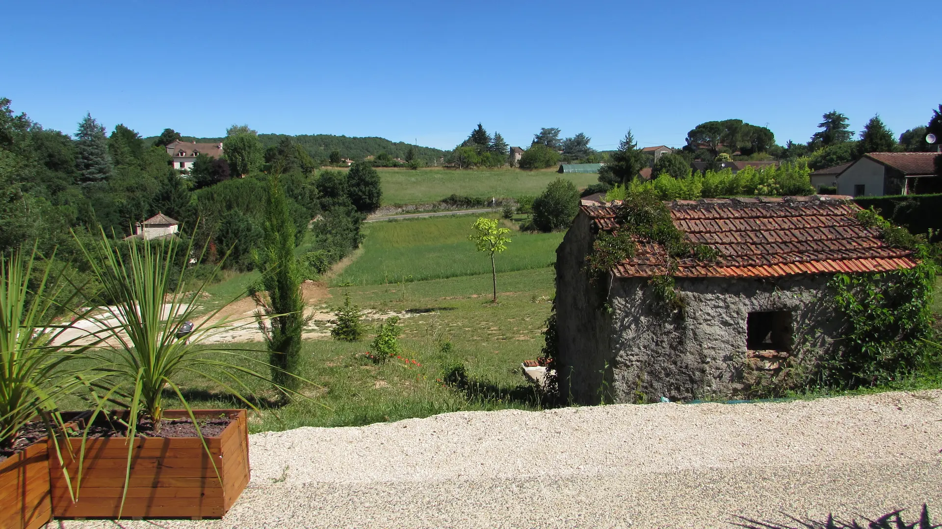 vue de la terrasse