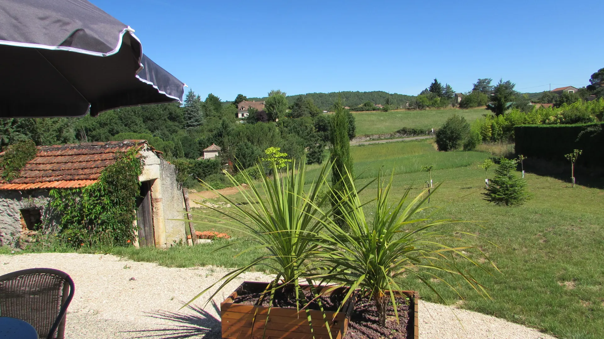 vue de la terrasse