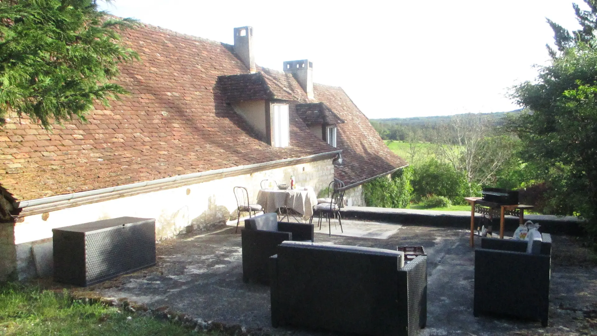 Terrasse privée - gite K