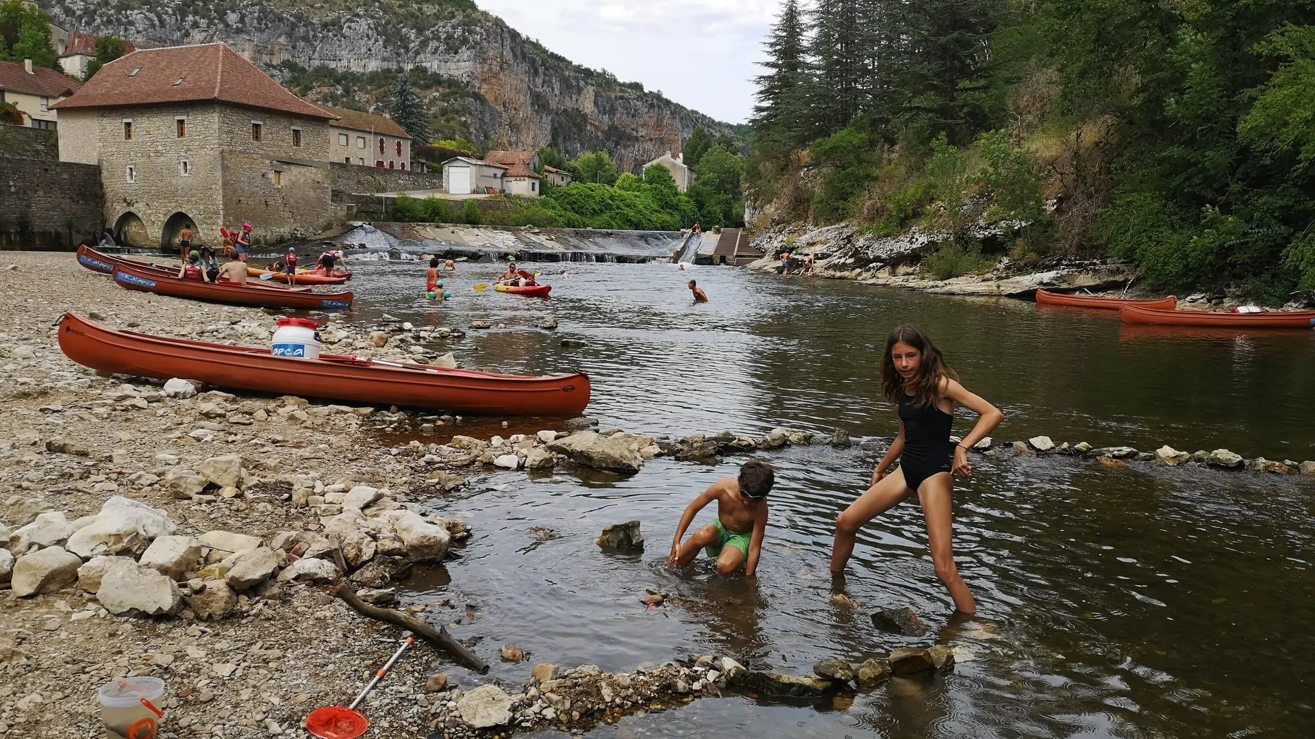 canoë sur le Célé