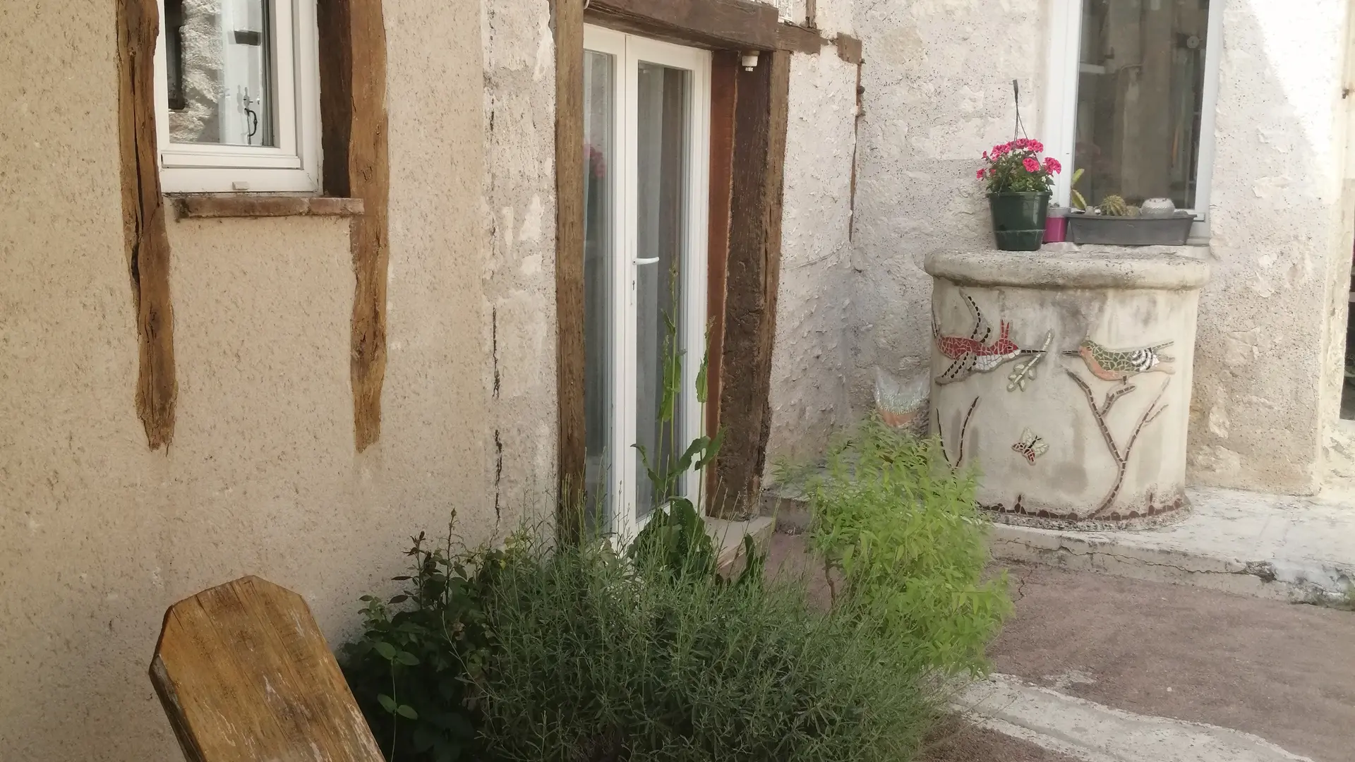 L'entrée du gîte.