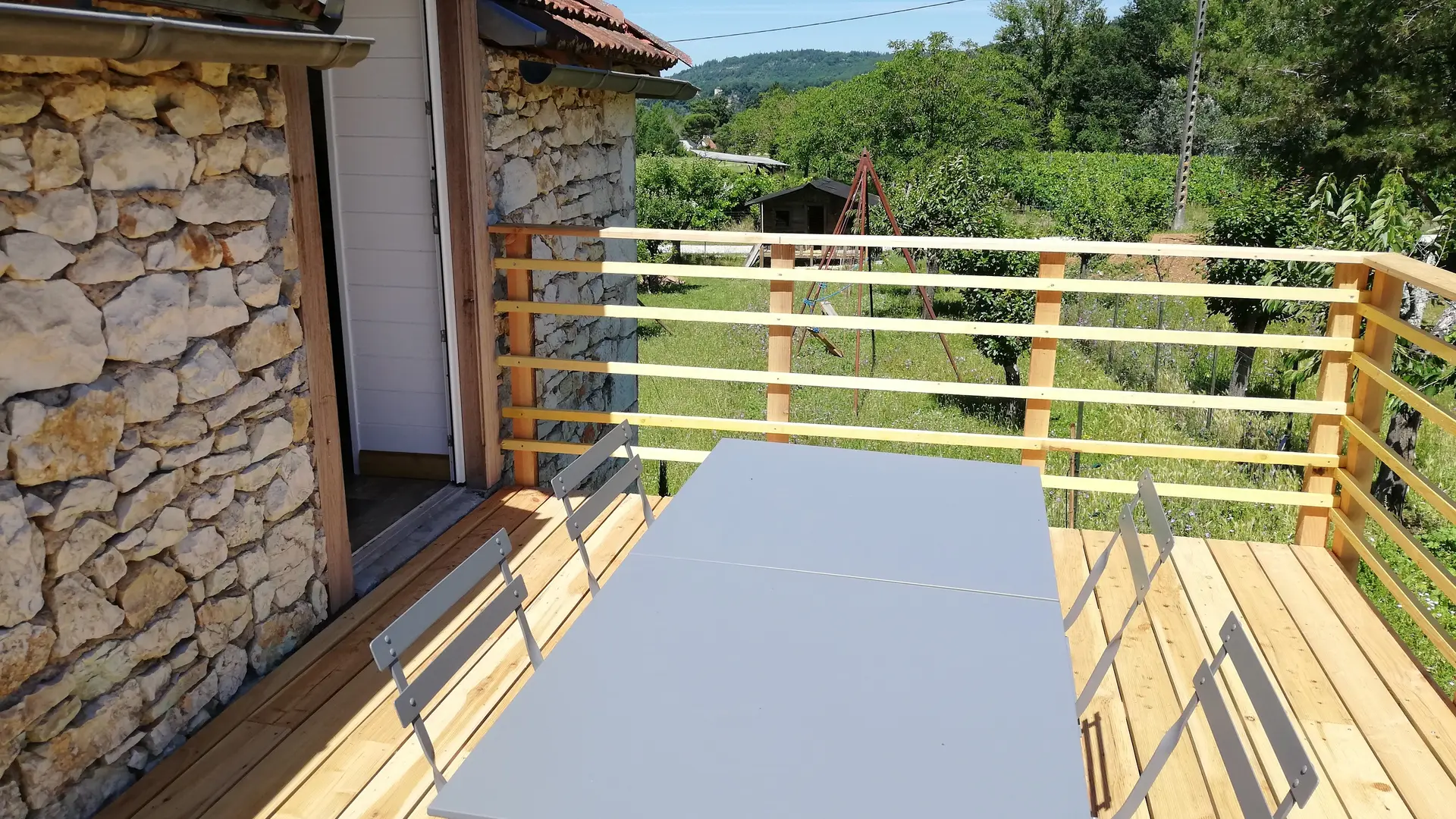 terrasse privée découverte