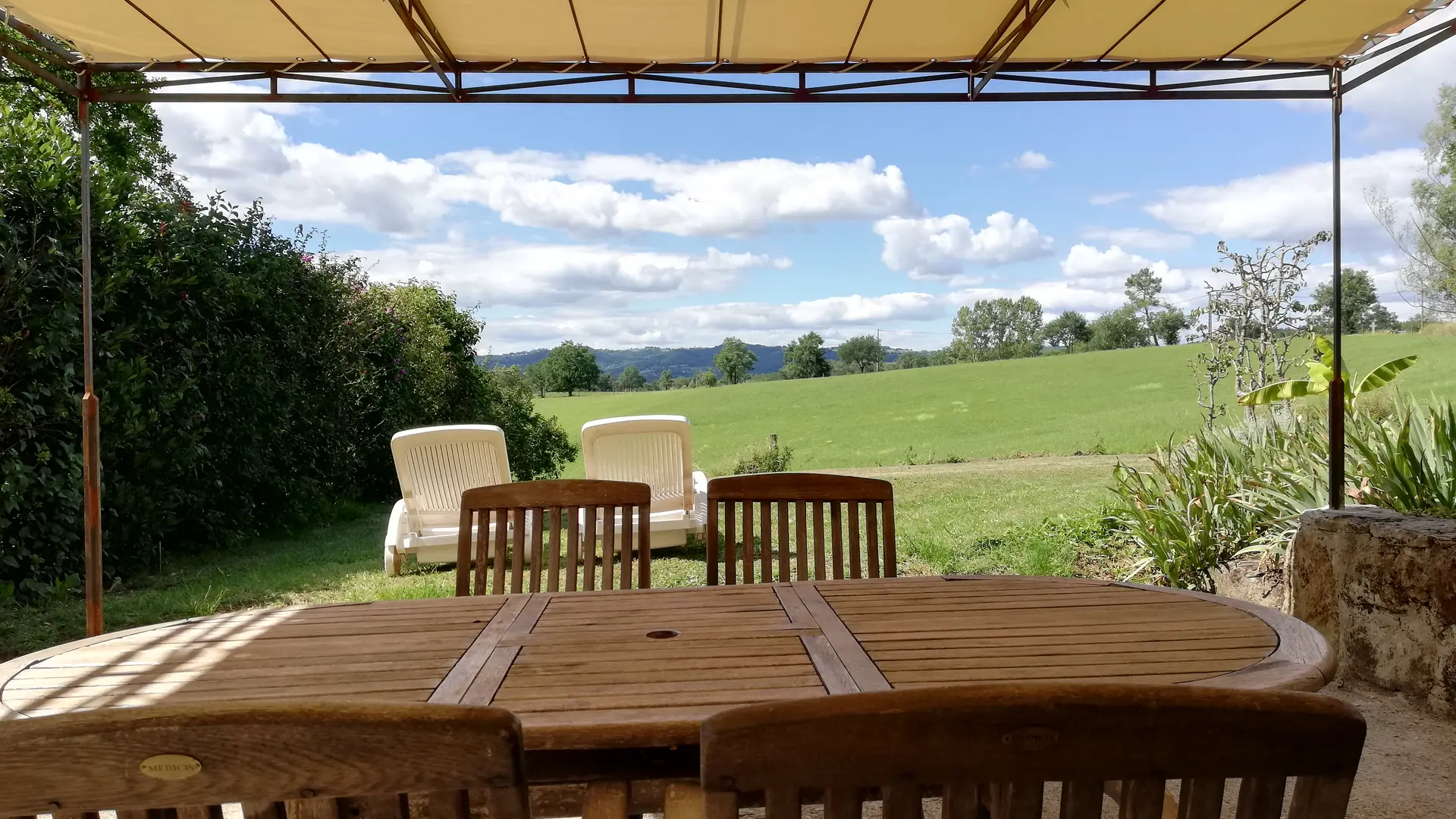 Vue depuis la terrasse