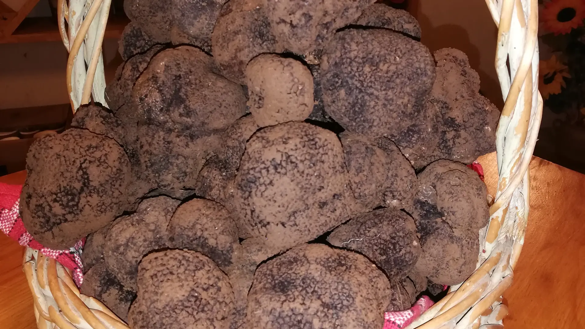 Panier de truffes