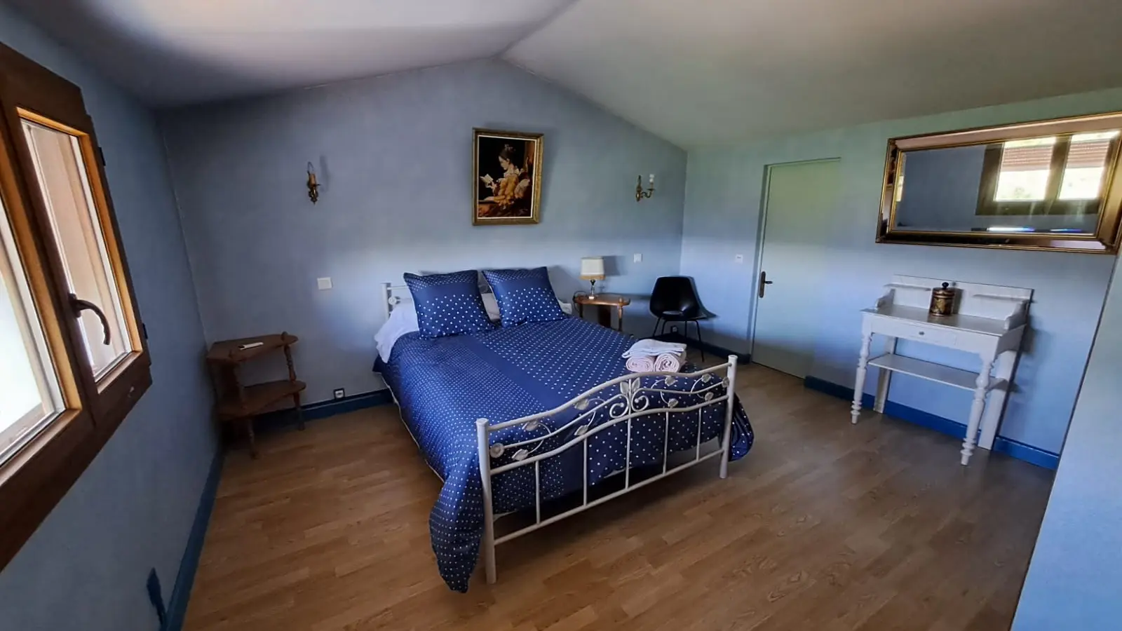 chambre de la Mezzanine avec coin toilette