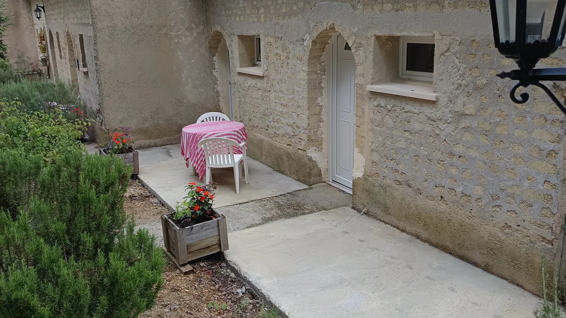 Entrée de la chambre d'hôte