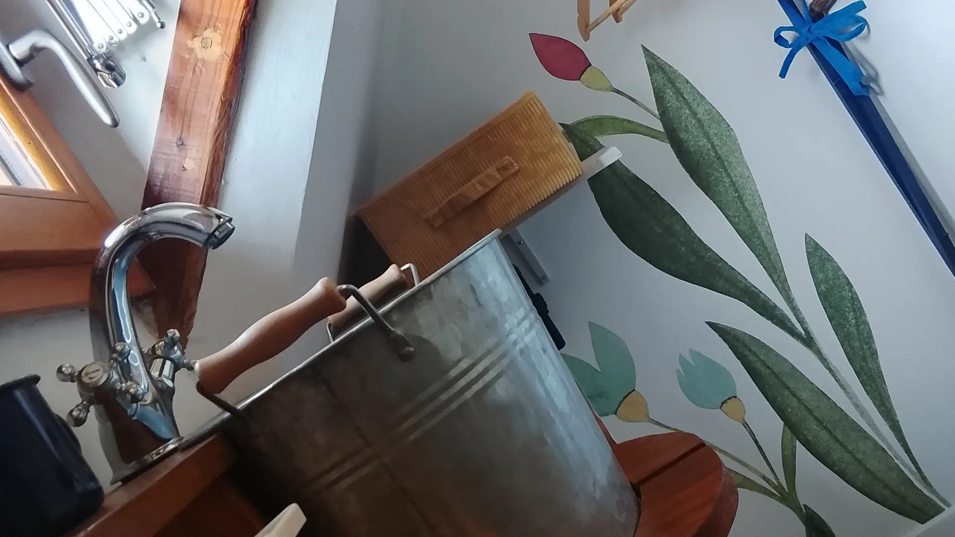 Espace douche chez Pépé