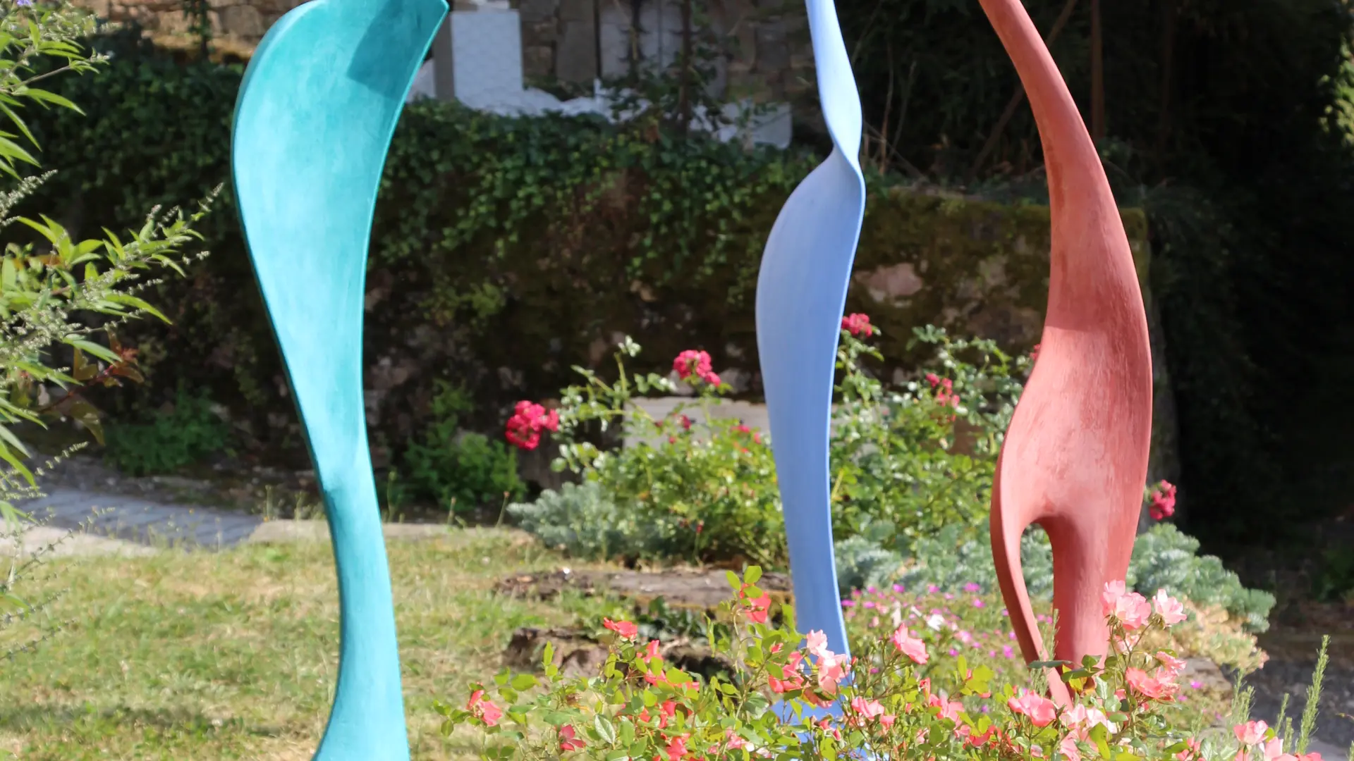 Exposition Patrick Schlumberger dans les jardins de juin à septembre
