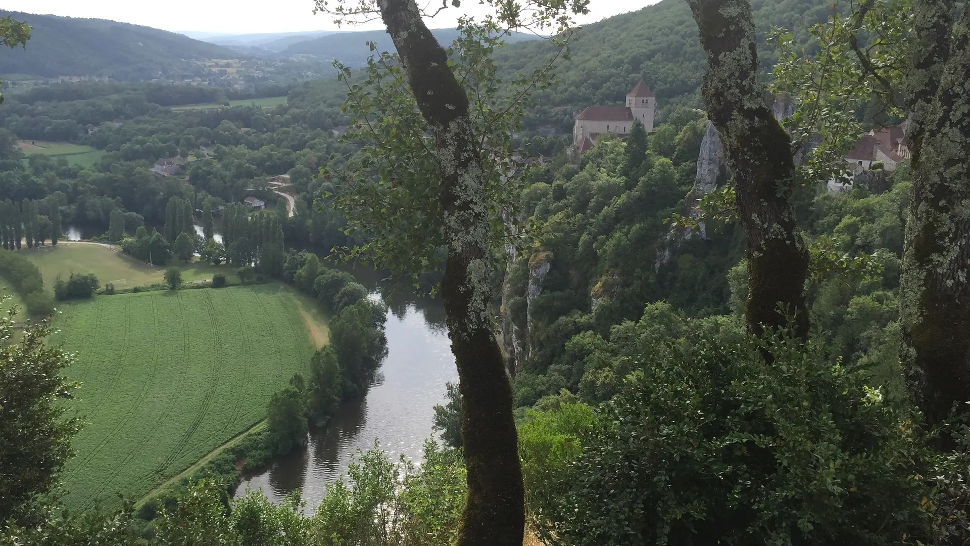 Point de vue du Bancourel à Saint-Cirq-Lapopie