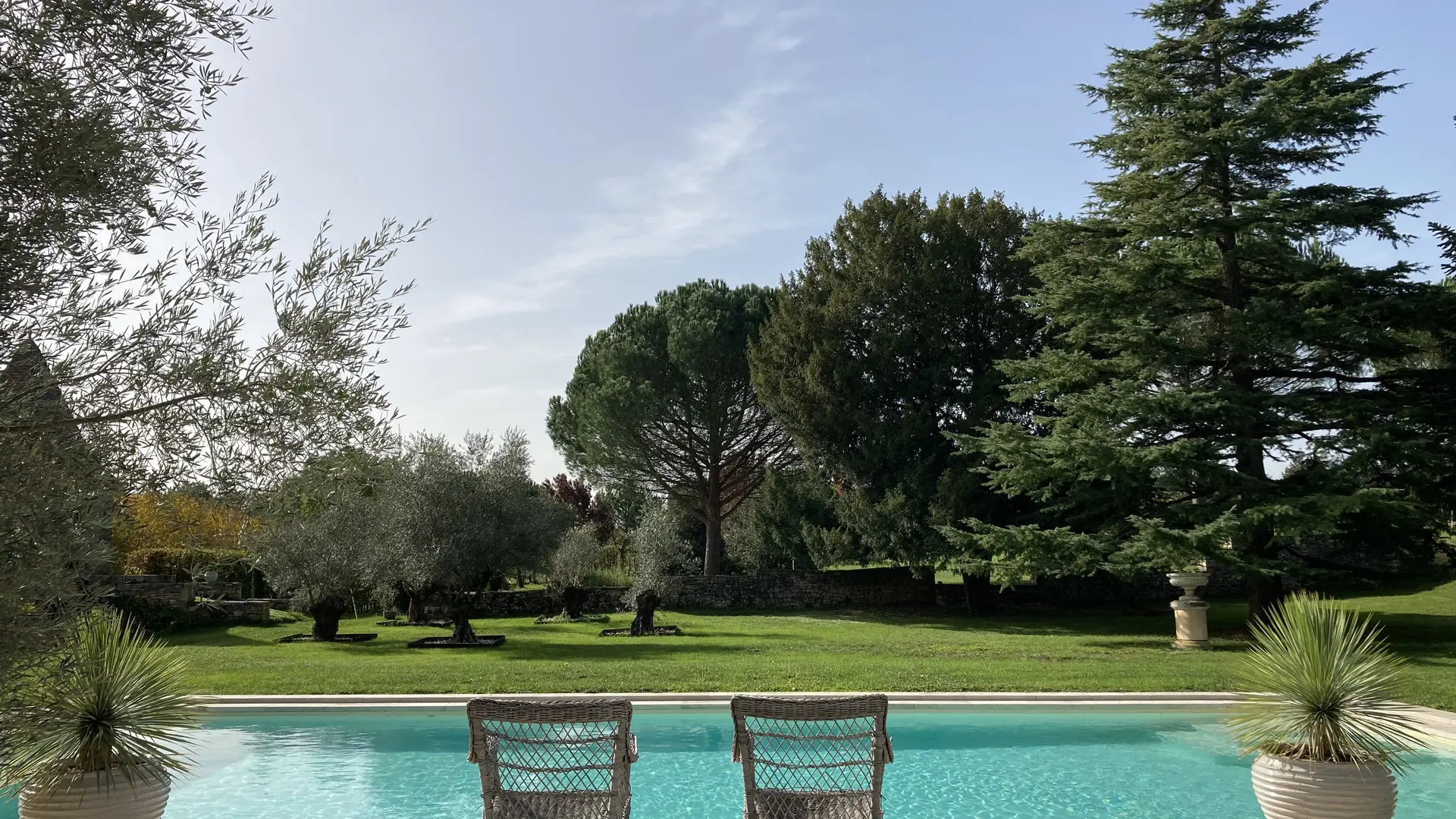 Piscine partagée du domaine