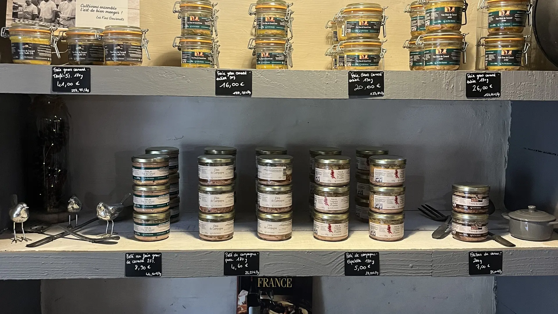 Produits de la Boutique