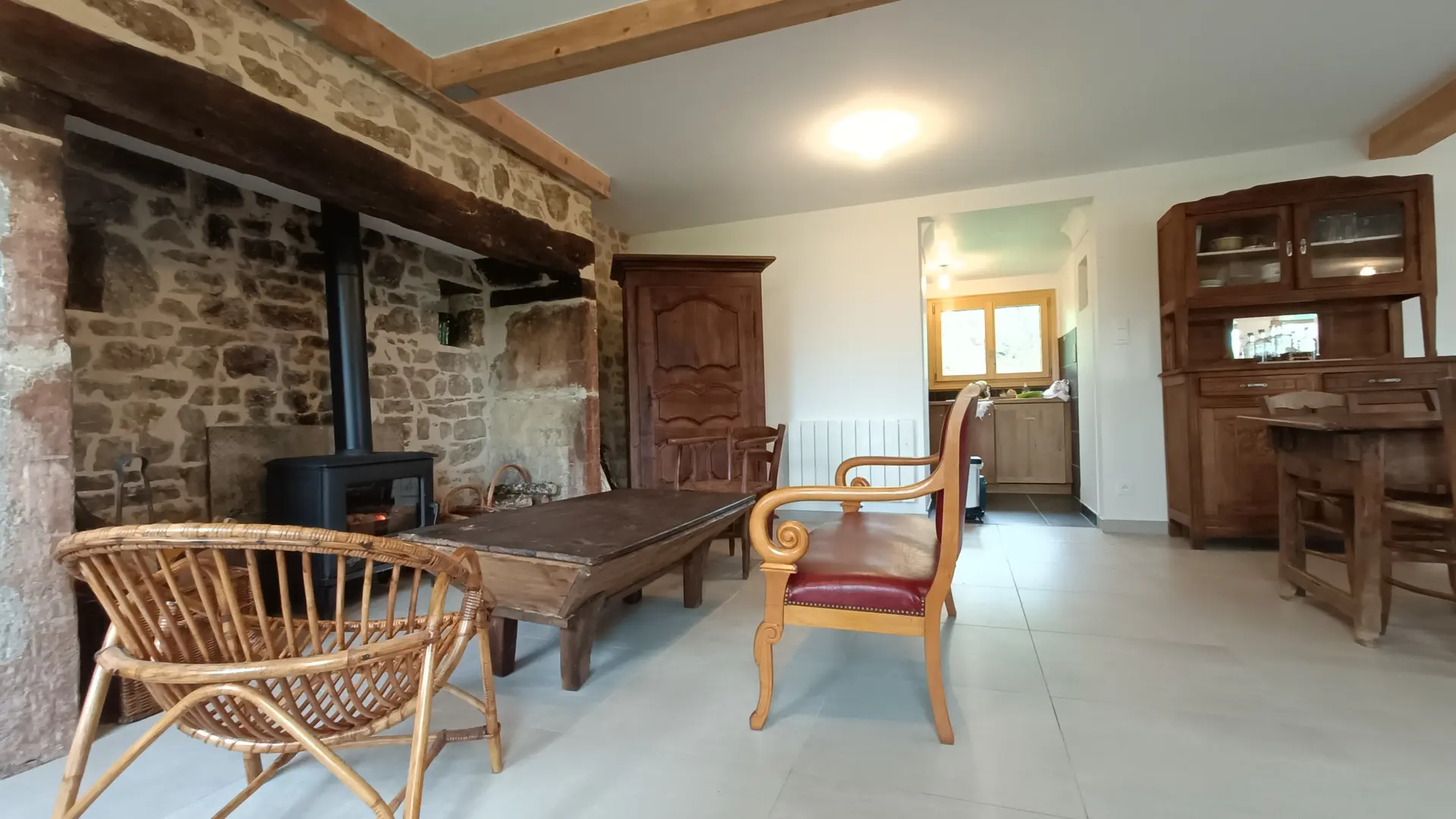 Le Cantou du gîte Le Salon