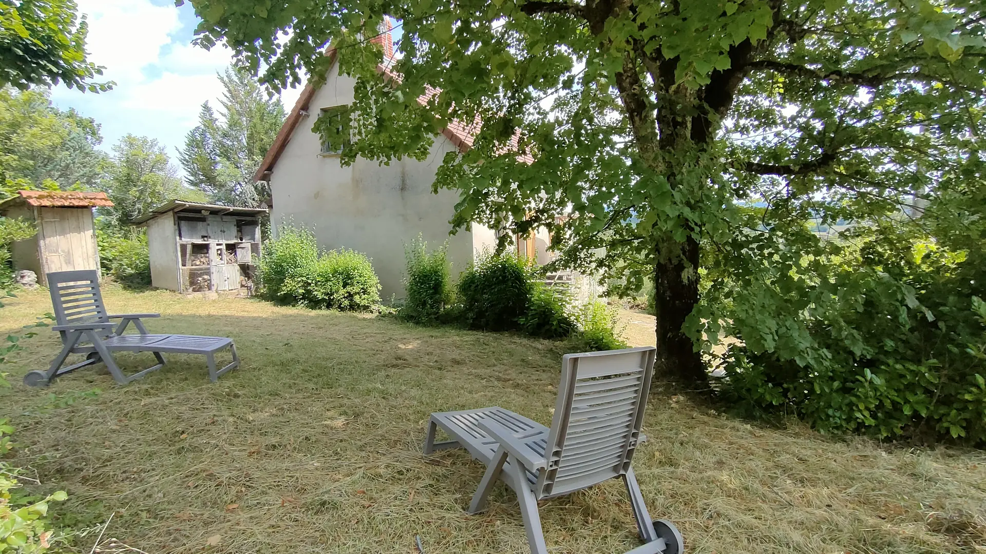 Jardin du gîte Le Salon