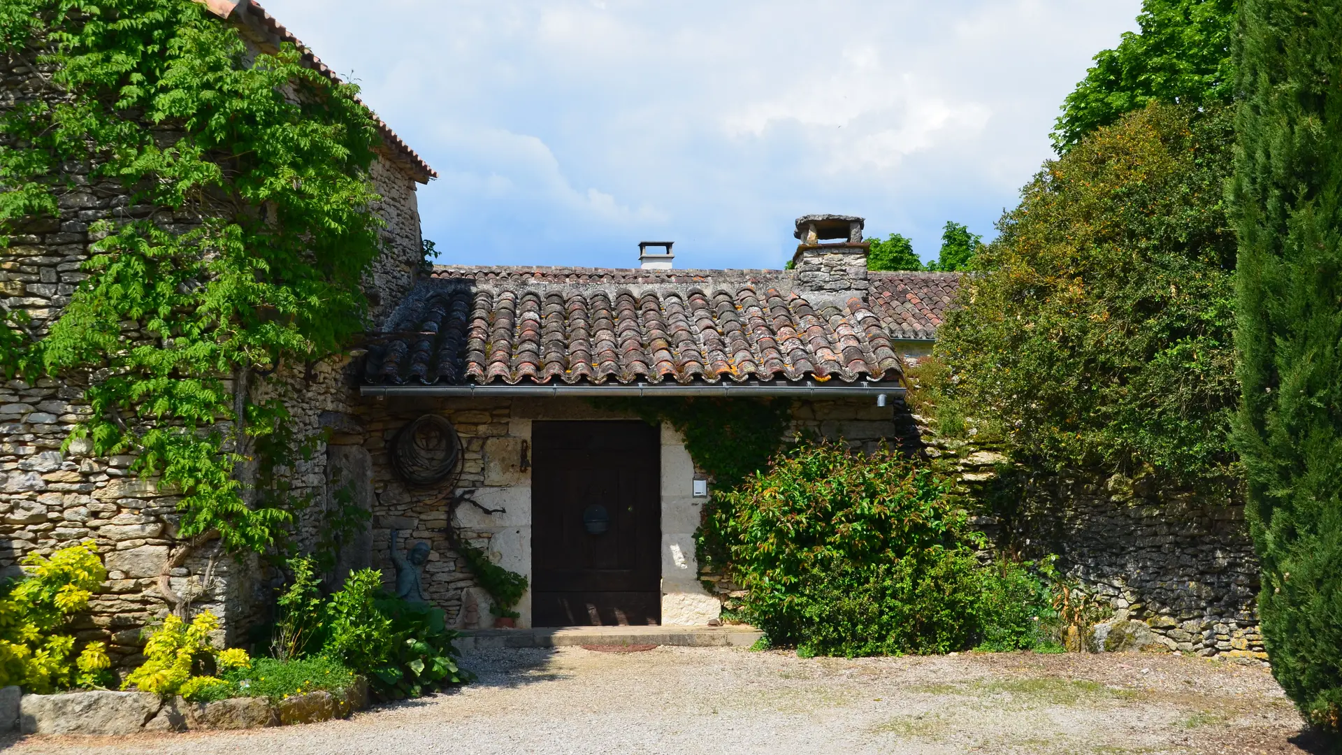 L'entrée principale...