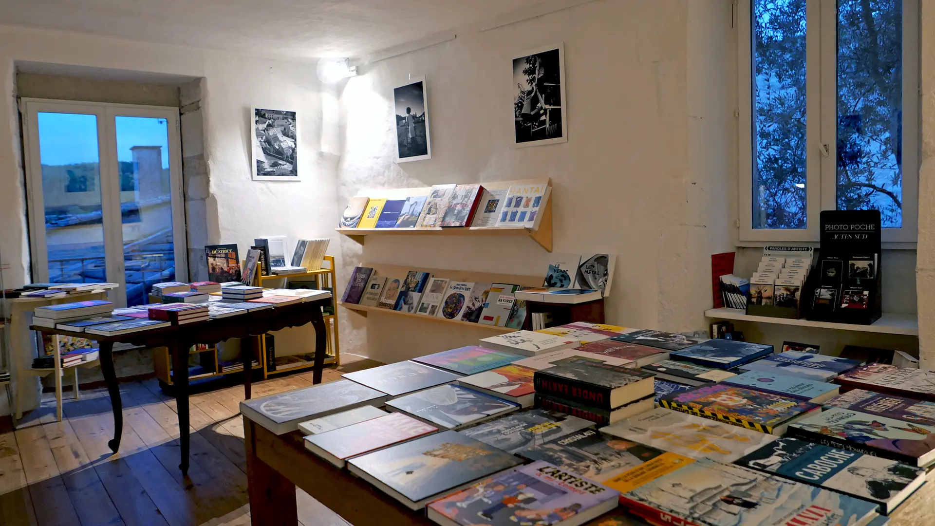 Livres Books & Co, salle livres d'art, BD, expos