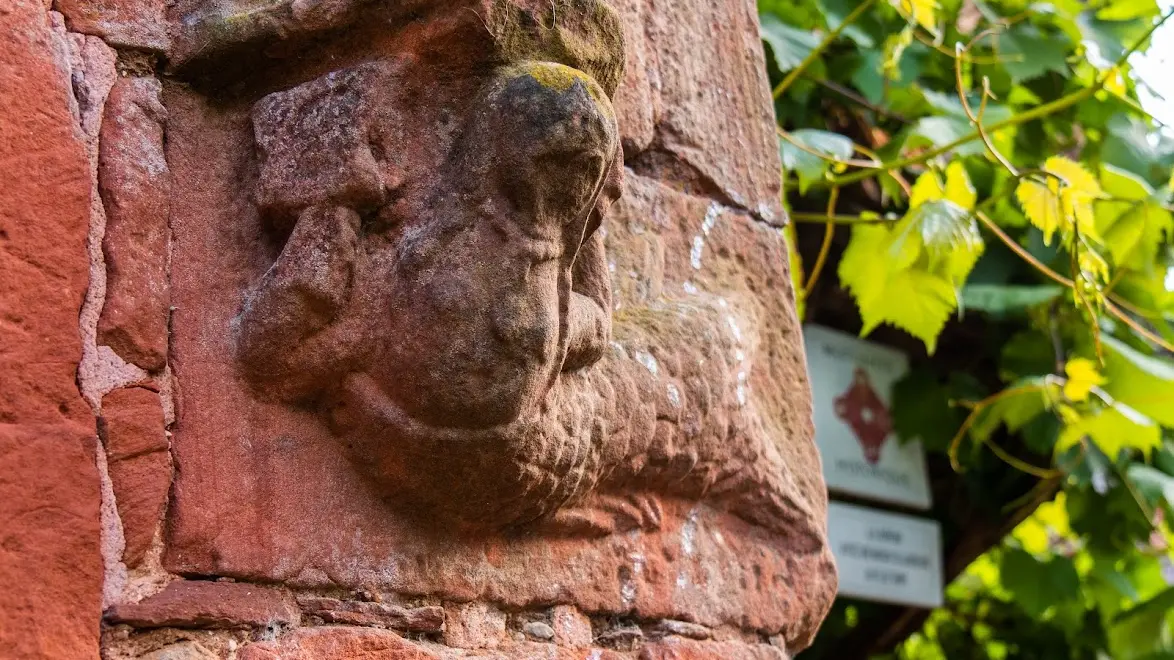 La Maison de la Sirène - Collonges-la-rouge - détail © E. Gerbois - Vallée de la Dordogne - Vallée de la Dordogne