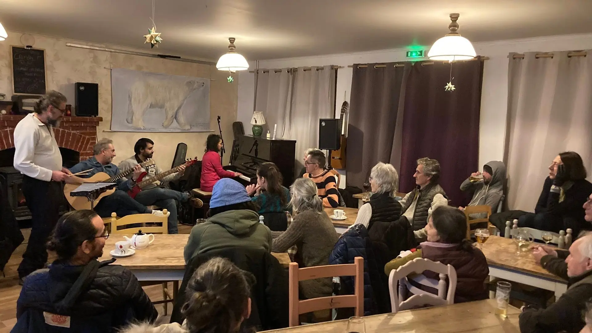 Le Bistrot de Montcléra en hiver