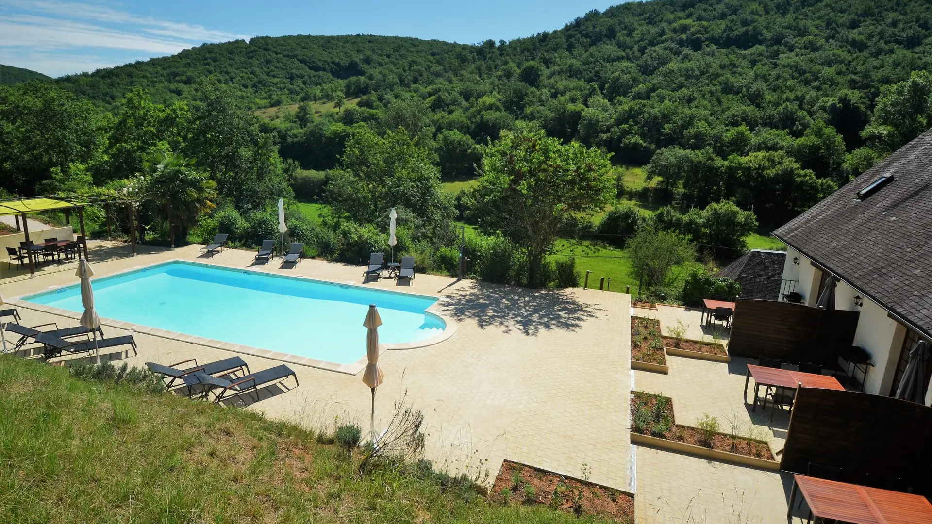 Le Manoir - Souillac - piscine