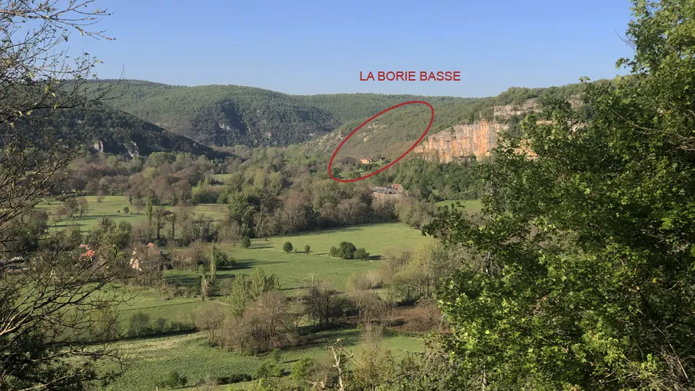Le domaine dans la vallée du Célé