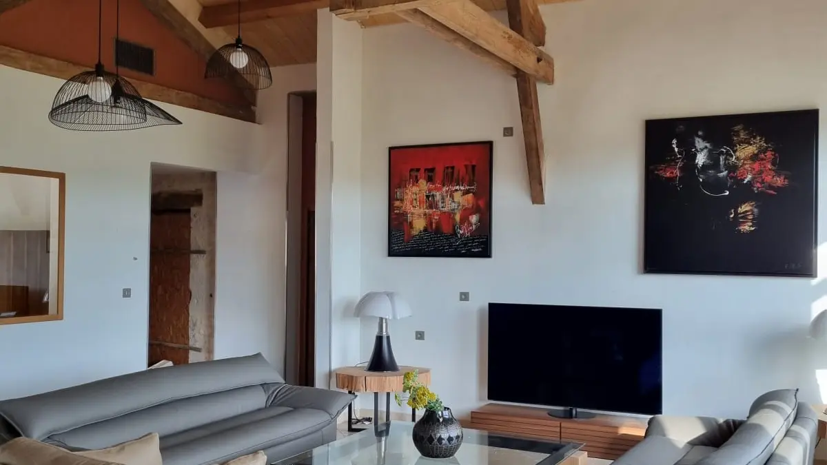 Les Collines du Quercy Blanc - Grange Salon