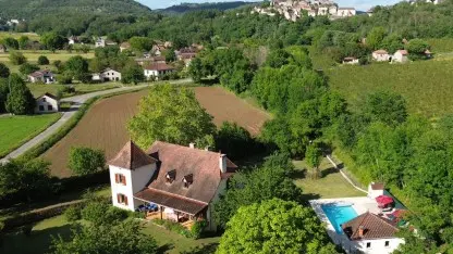 Les Costes with village and pool