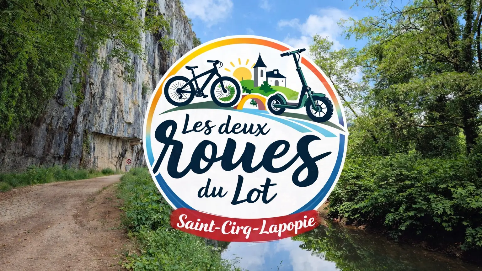 Les Deux Roues du Lot – Location vélos & trottinettes à Saint-Cirq-Lapopie