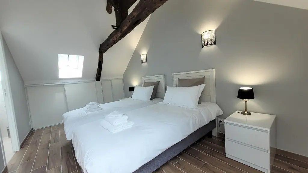 LocationVieillemaringe-Aubazine_chambreLitsSimples