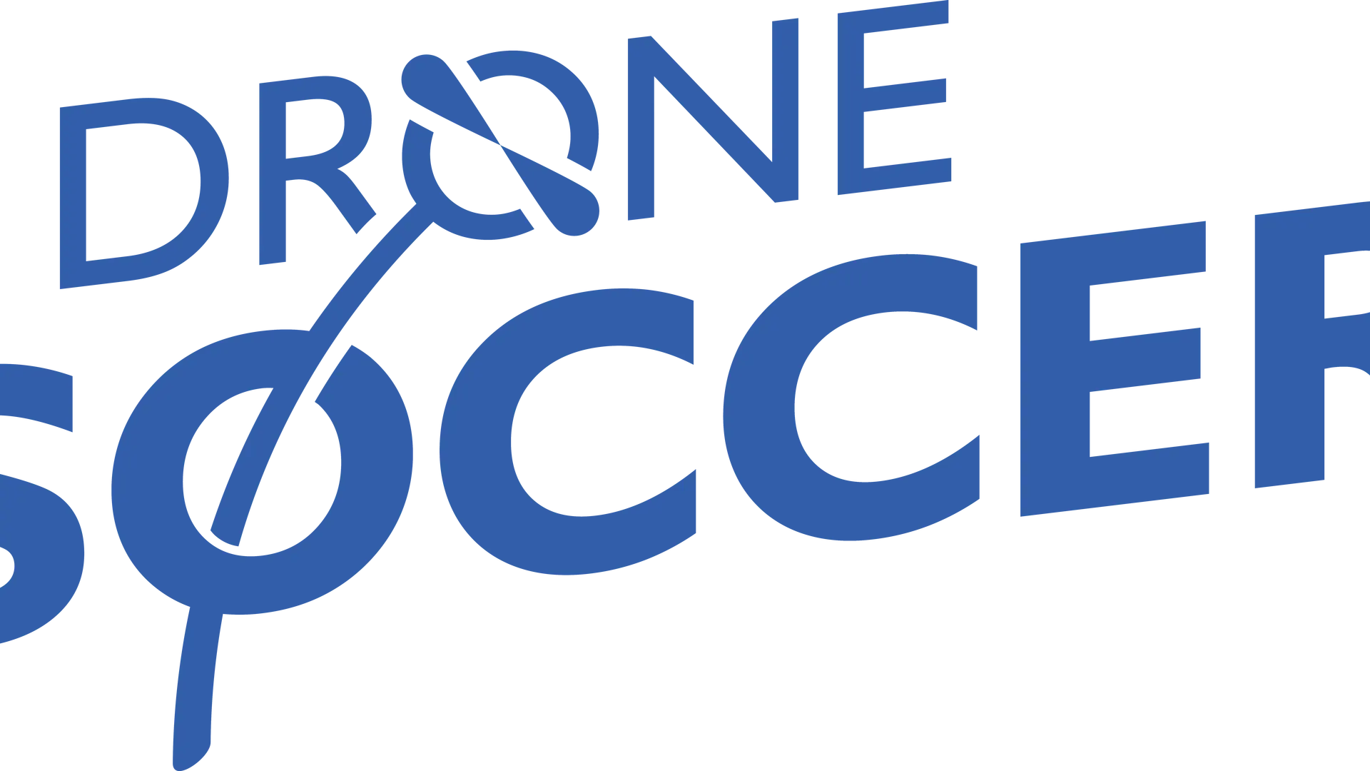 Logo Drone Soccer bleu