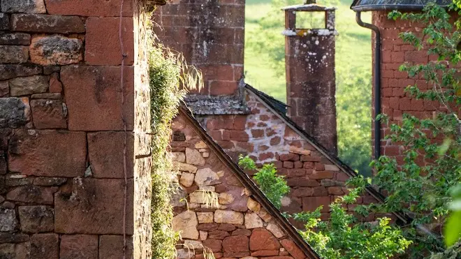 Maisons de Collonges-la-rouge © E. Gerbois - Vallée de la Dordogne - Vallée de la Dordogne