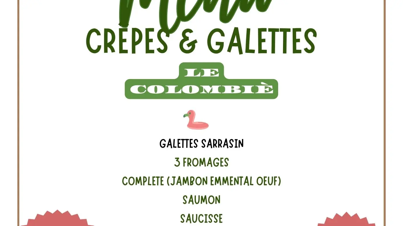 Menu Le Colombié