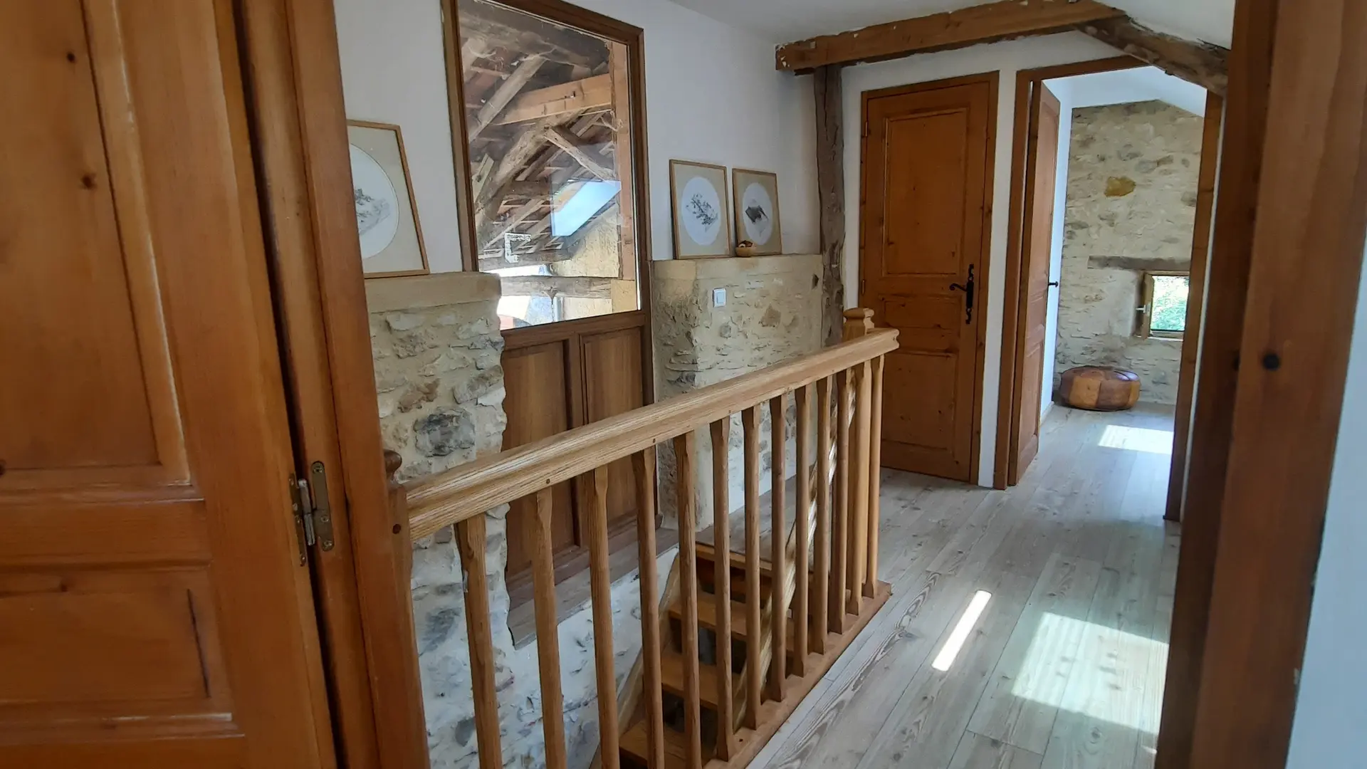 Montée d'escalier