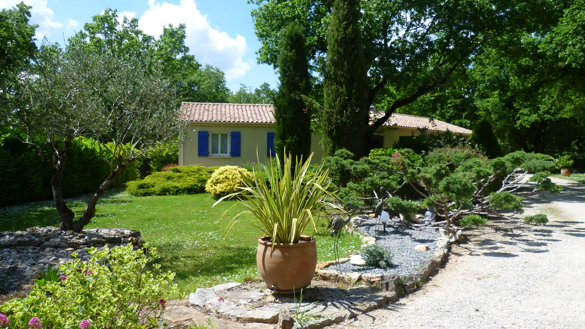 entrée jardin