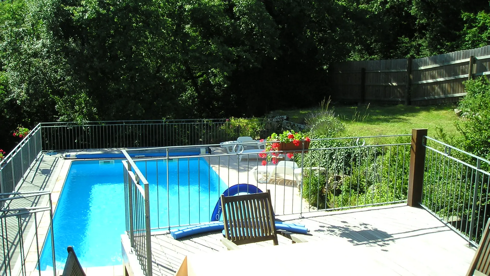 piscine vue terrasse