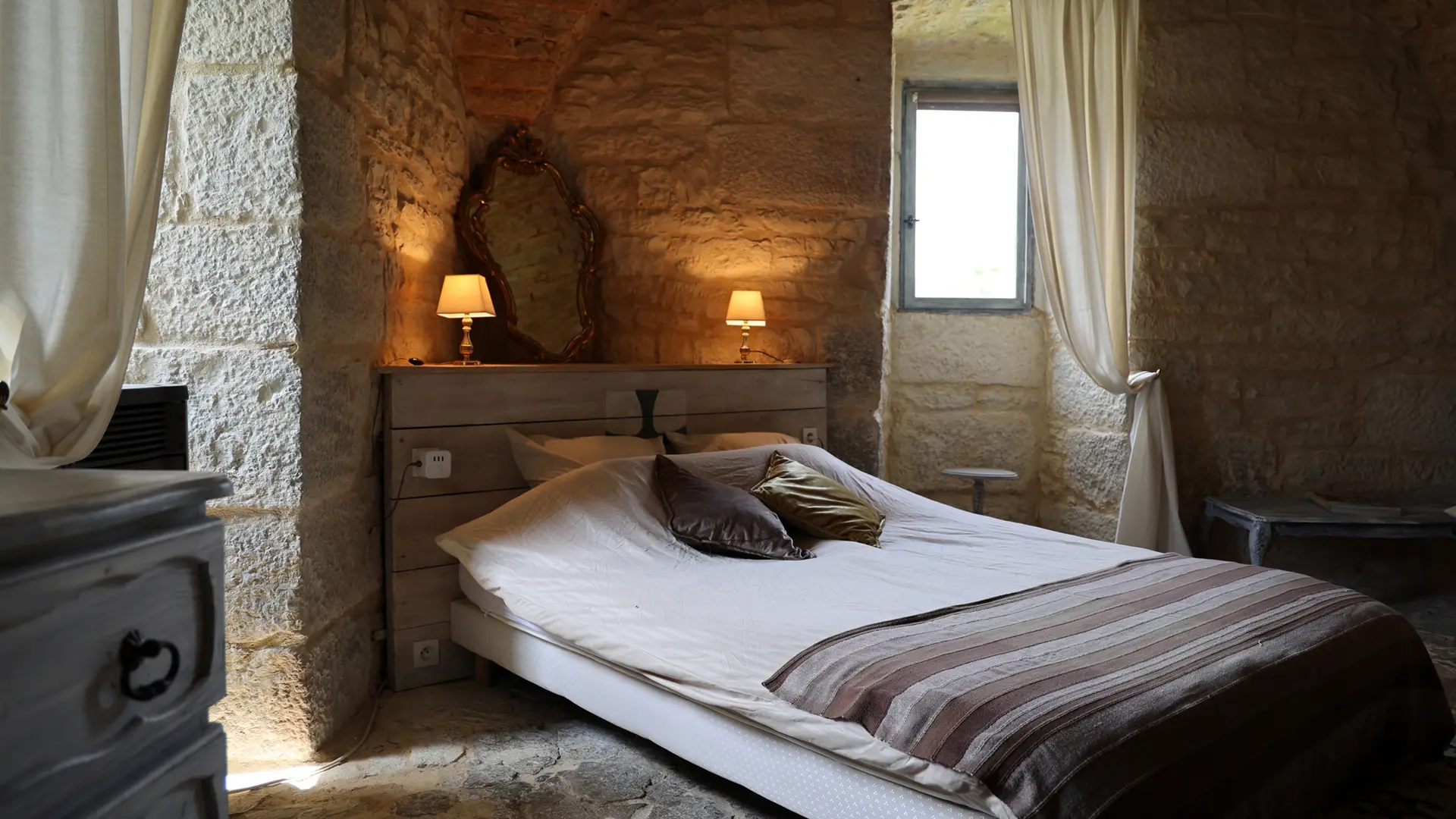 Chateau de Saint Chamarand - Chambre du petit Gîte