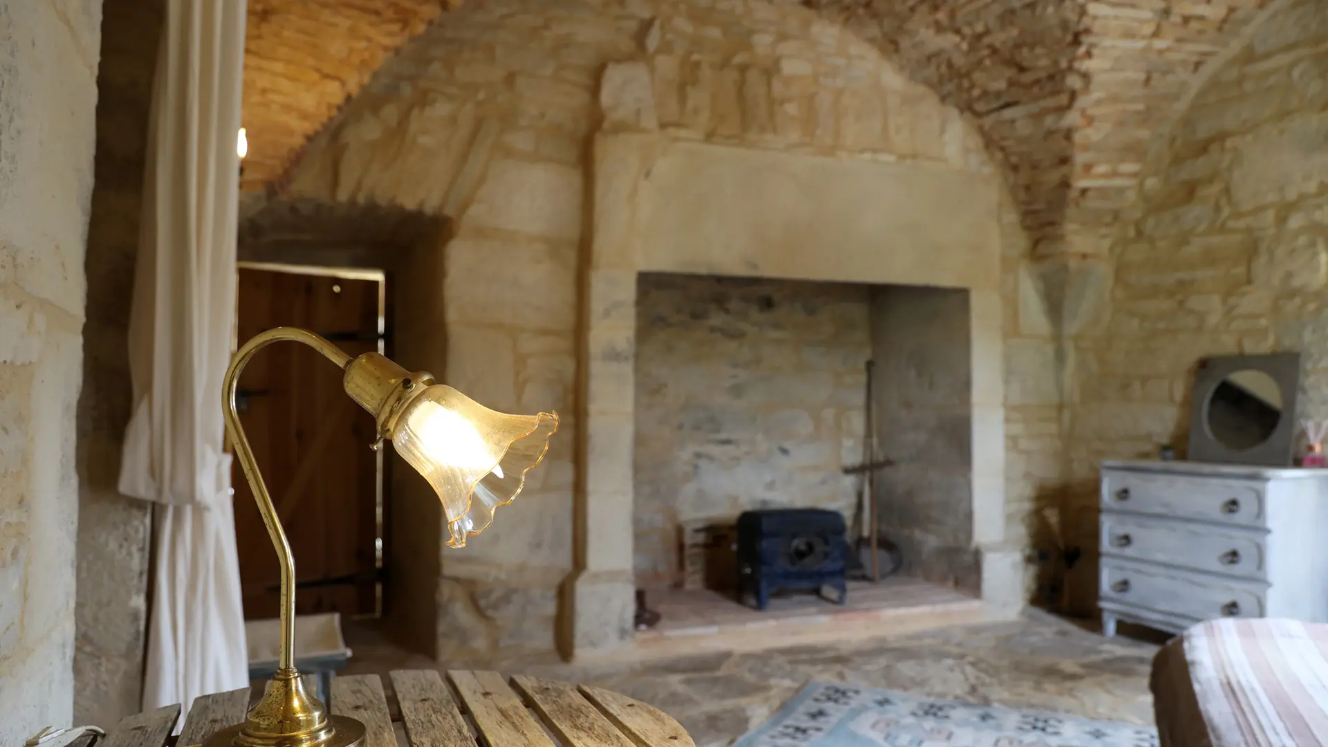 Chateau de Saint Chamarand - Chambre du petit Gîte