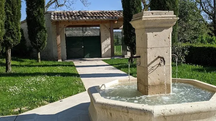 Fontaine et jardins à l'italienne