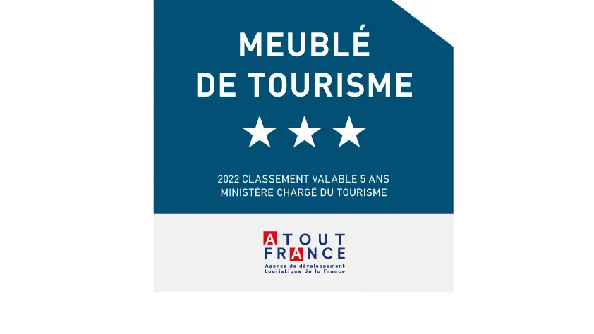 Meublé de Tourisme Classé 3 étoiles en 2022