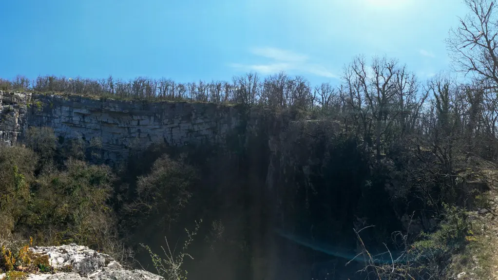 Panorama à l'Igue de Crégols