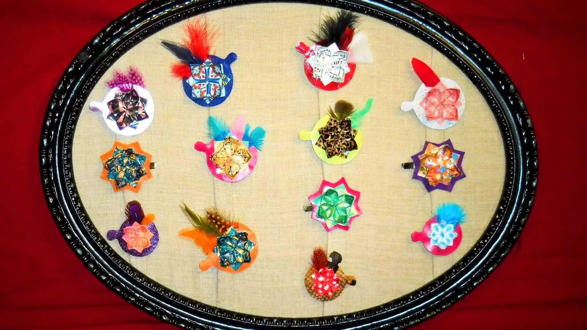 Papelita barrettes fleur de Lotus