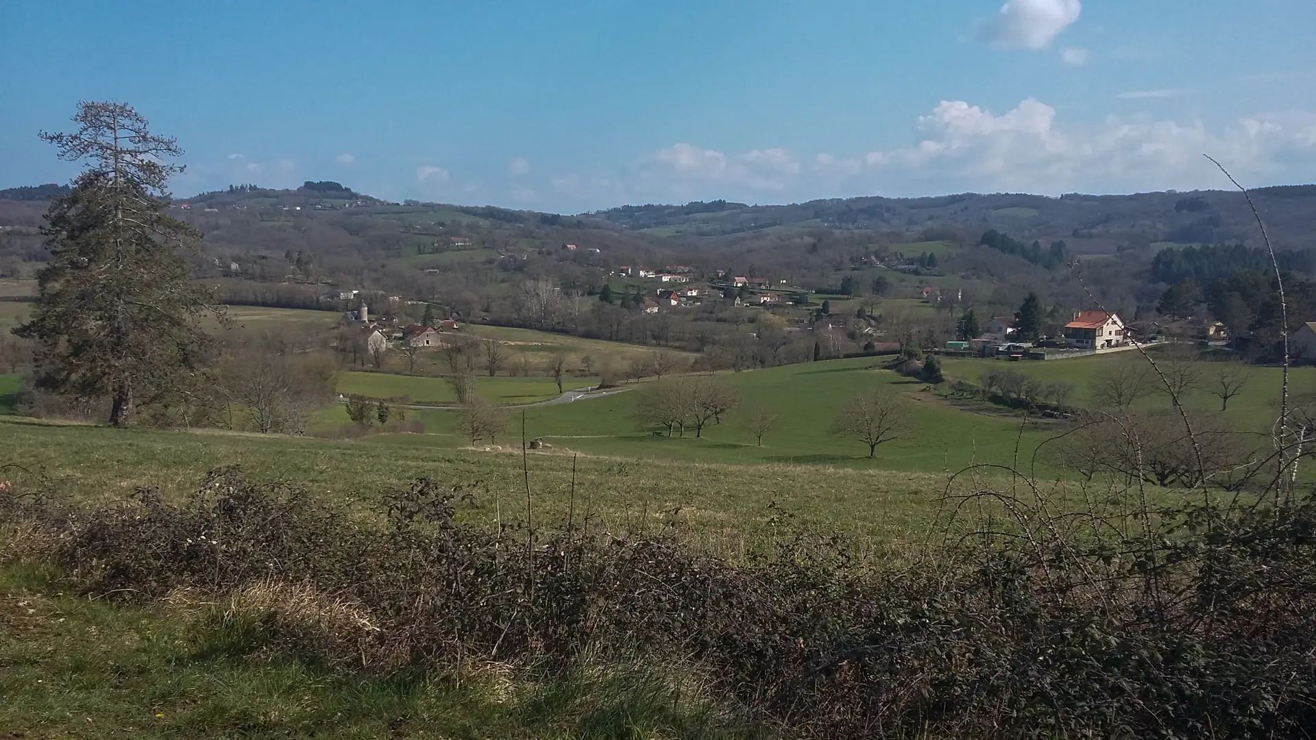 Aynac - Paysage du Limargue en Hiver